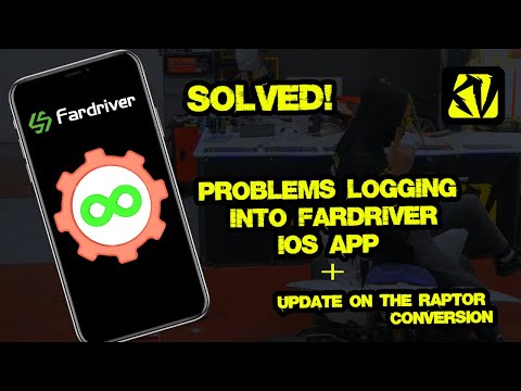 SOLVED! How to login on Far Driver App with iOS & back on the Raptor Conversion (Electric ATV Build)