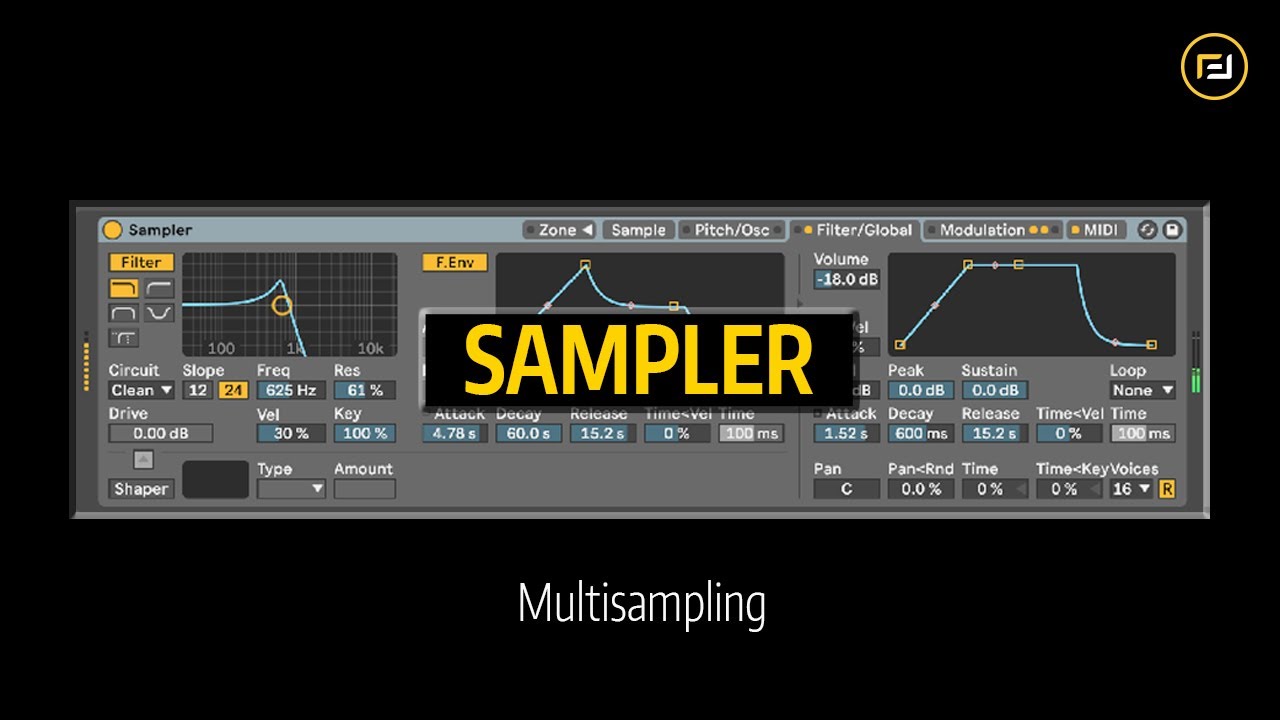 Tutoriel Ableton Live – Multisampling avec Sampler