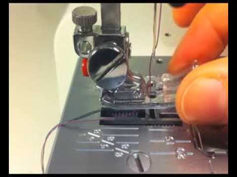 How to change the presser foot on a sewing machine - YouTube