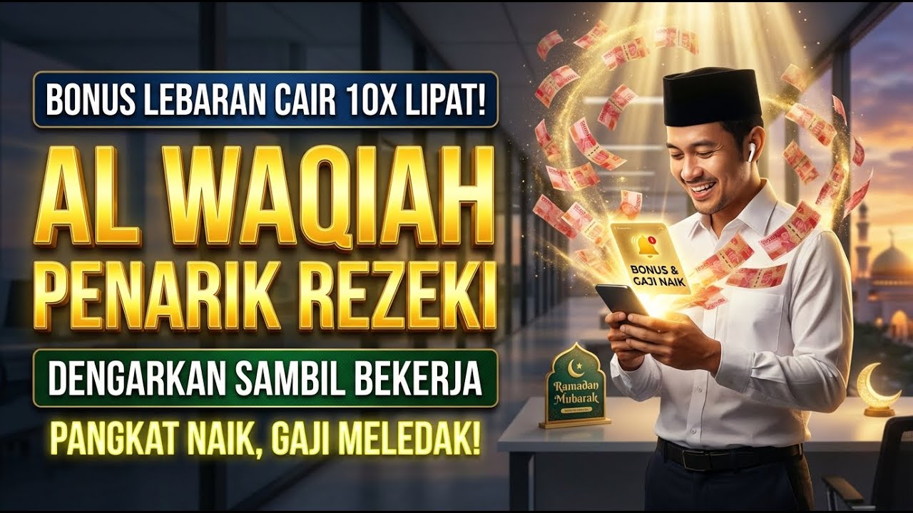 BUKTIKAN SENDIRI! Al Waqiah Sore Hari Magnet Rezeki Bulan Suci