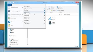 How to access frequently visited places in File Explorer on Windows® 8 :Tutorial