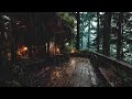 Cozy Cabin Rain Sounds for Deep Sleep and Relaxation (No Music, No Thunder, 8 Hours)