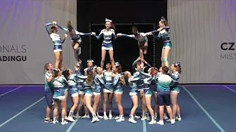 MCR 2023 Sharks cheerleaders Sharks Stars [Team Cheer Senior L3 Median Coed]