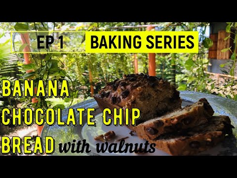 Banana Chocolate Chip Bread with Walnuts || #MissLAtriestoBAKE || BAKING SERIES EPISODE 1
