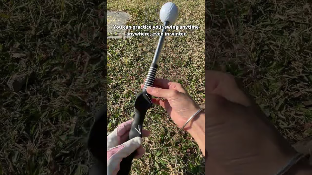 Вы можете практиковать свой свинг в любое время и в любом месте, даже зимой! 