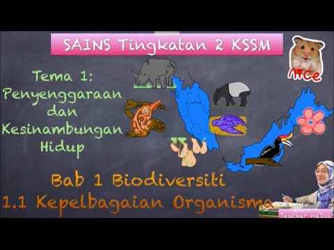 SAINS KSSM T2B1: 1.1 Kepelbagaian Organisma