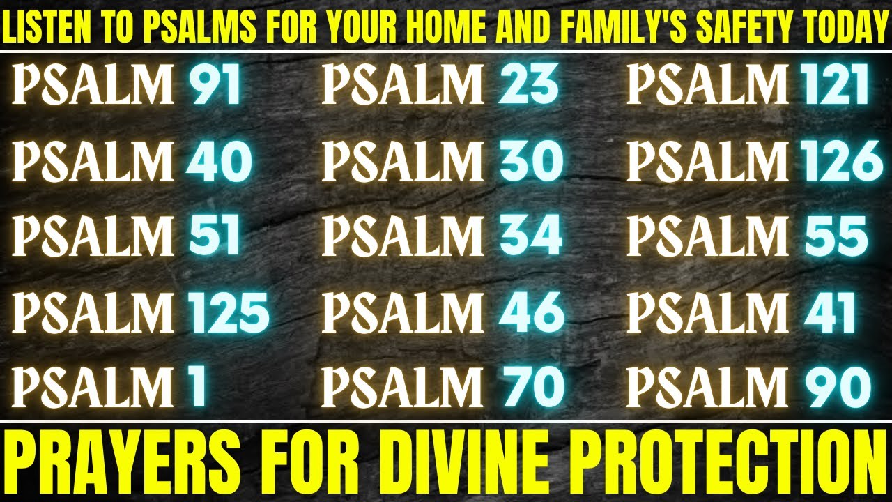 🎧 LISTEN TO PSALMS FOR YOUR HOME AND FAMILY'S SAFETY TODAY - PRAYERS FOR DIVINE PROTECTION