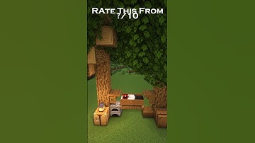 Hammock In Minecraft 😳😱?! #minecraft #shortsfeed #minecraftbuildhacks #minecraftbuildideas