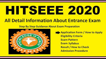HITSEEE 2020 - Notification, Dates, Application, Eligibility, Admit Card, Pattern, Syllabus, Result