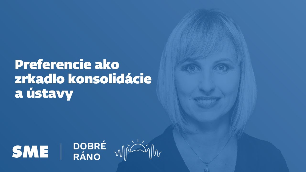 Dobré ráno: Preferencie ako zrkadlo konsolidácie a ústavy (9. 10. 2025)