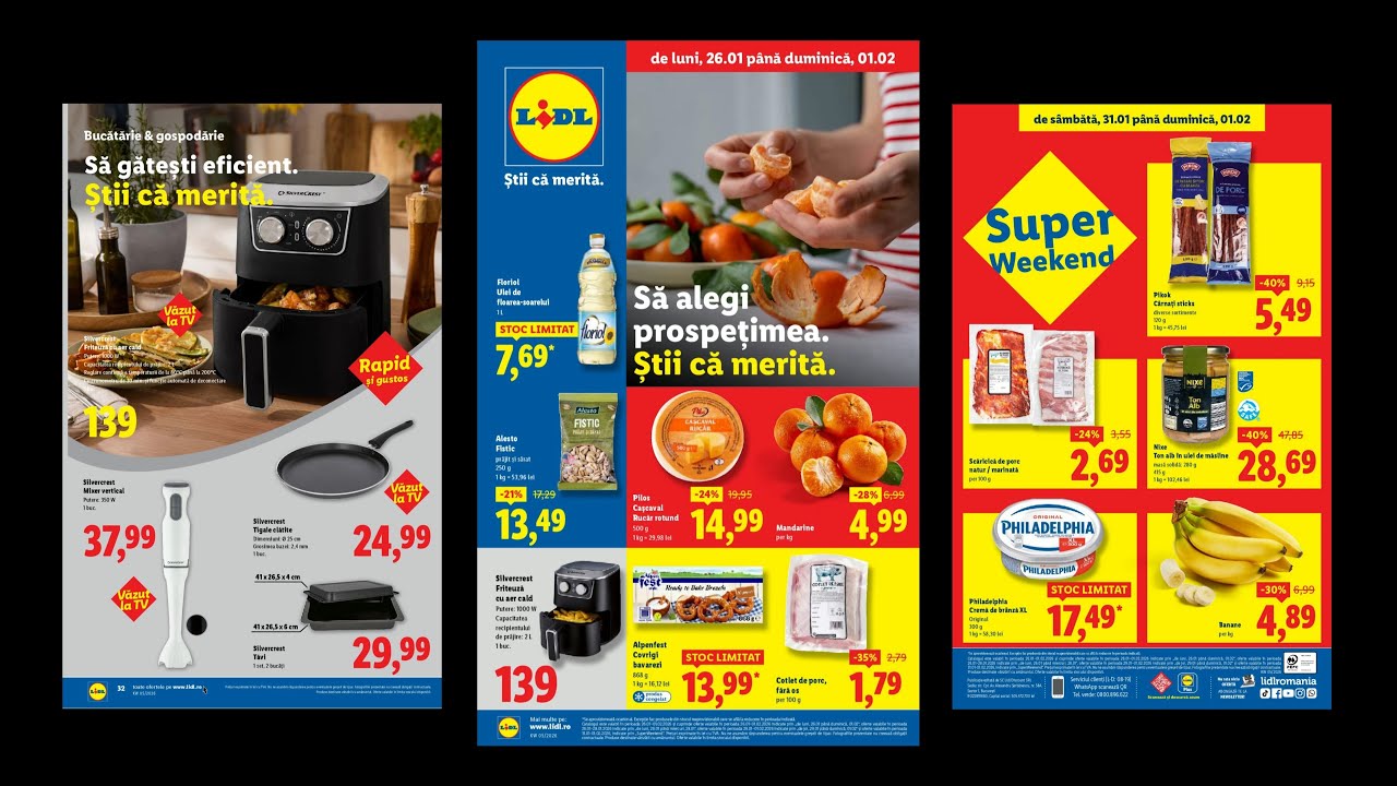 Catalog Lidl 26 Ianuarie - 1 Februarie 2026 - Oferte Lidl din 26.01.2026