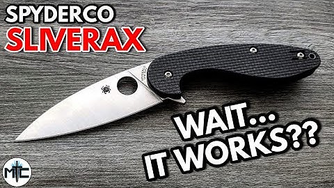 Spyderco Sliverax Folding Knife - Overview and Review