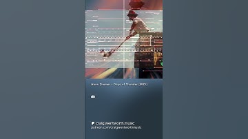 Listen to the Thunder!  DOWNLOAD THE MIDI! #hanszimmer #cubase #soundtrack #composer