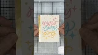 Sparkly Merry Everything Holiday Card ✨💖 With Hot Foil!