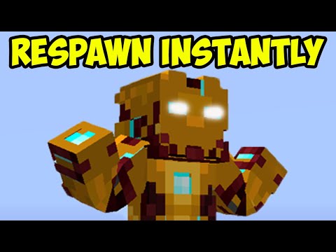 MINECRAFT HOW TO TURN ON IMMEDIATE RESPAWN IN SURVIVAL & HARDCORE