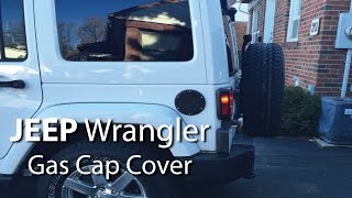 Jeep Wrangler: Gas Cap Cover install, EASY Way! DIY (Step-by-Step) - YouTube