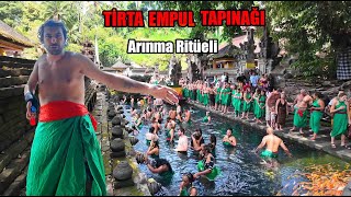 I WENT TO THE FOUNTAİN TEMPLE ( TIRTA EMPUL) İN BALİ TO PURİFY MYSELF