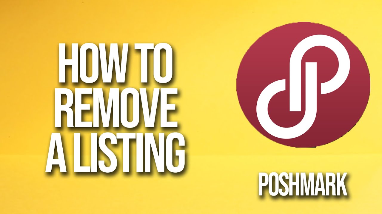 how-to-remove-a-listing-poshmark-tutorial-youtube