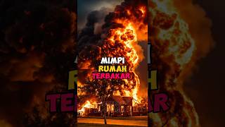 Rumah Terbakar Apa makna dibaliknya?? #mimpi #shortsfeed