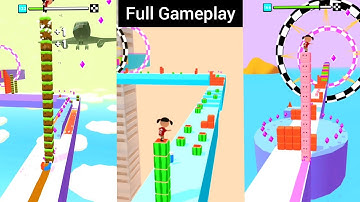 Cube Surfer Full Gameplay All Level 126 - 222 Android Gameplay