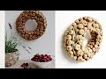 DIY Поделки из пробки венок из пробки Wine cork decor wreath