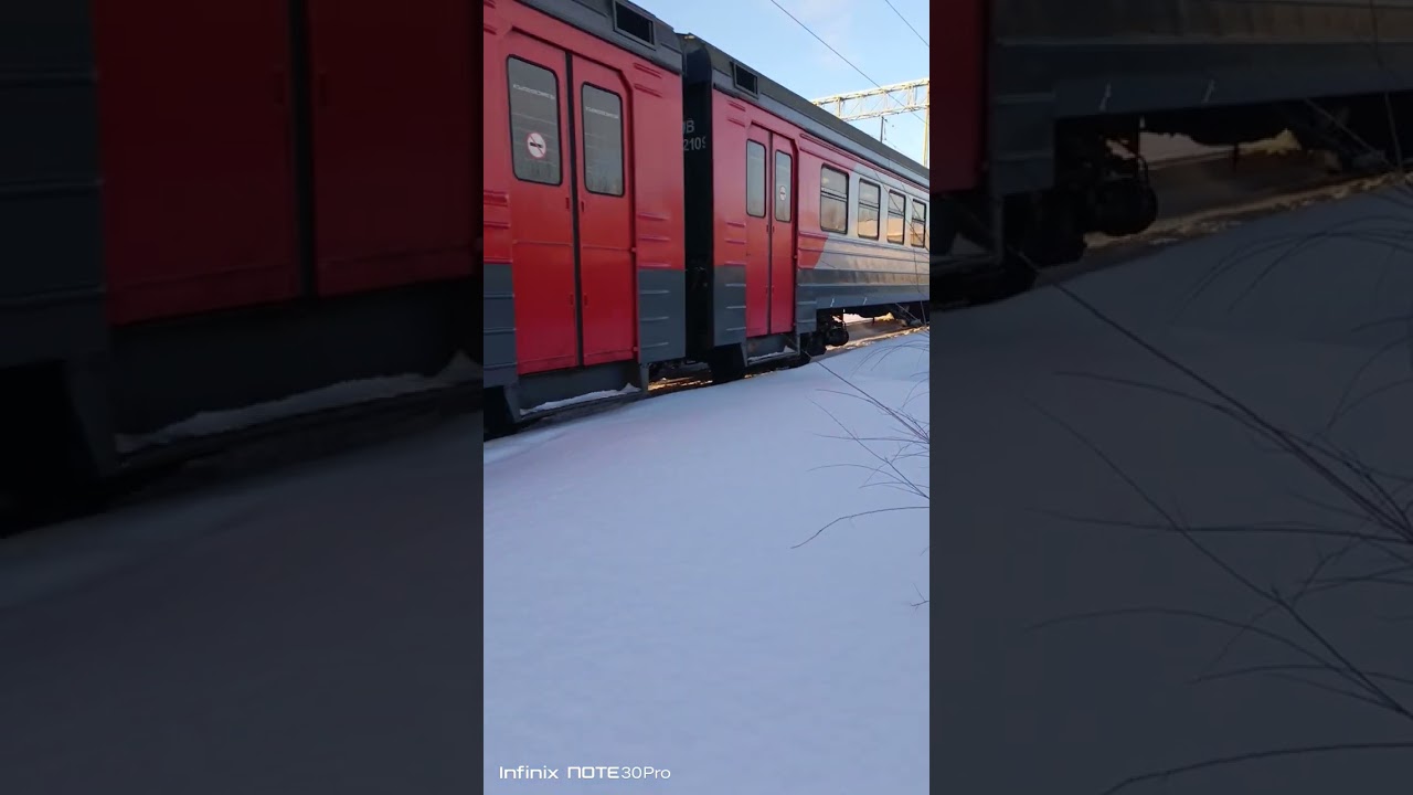 приветливое отправление электропоезда ЭД9МК 0121