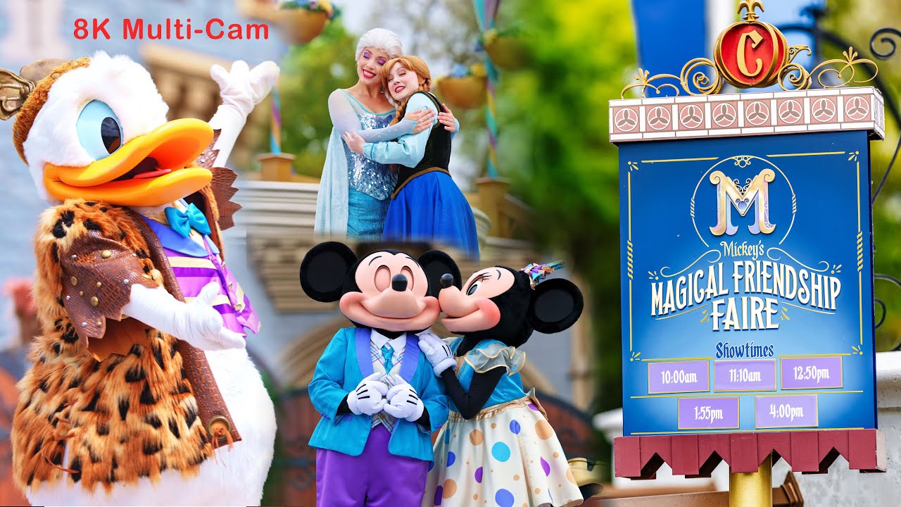 Best View Edits: Mickey's Magical Friendship Faire \ Cinematic 8k Multi-Cam (WDW Magic Kingdom)