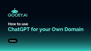 ChatGPT for your own domain - How to use Gooey.AI Workflows