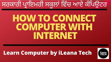 Connect Computers With Internet || Wi-Fi Adapter || Learn Computer || iLeana Tech