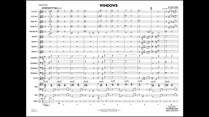 Windows by Chick Corea/arr. Mike Tomaro