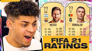 OFFICIAL TOP 100 FIFA 21 PLAYER RATINGS! #FIFA21 ULTIMATE TEAM