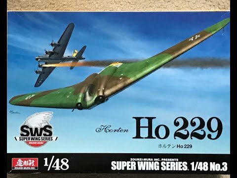 Zoukei Mura SWS 1/48 Horten Ho229 Kit review