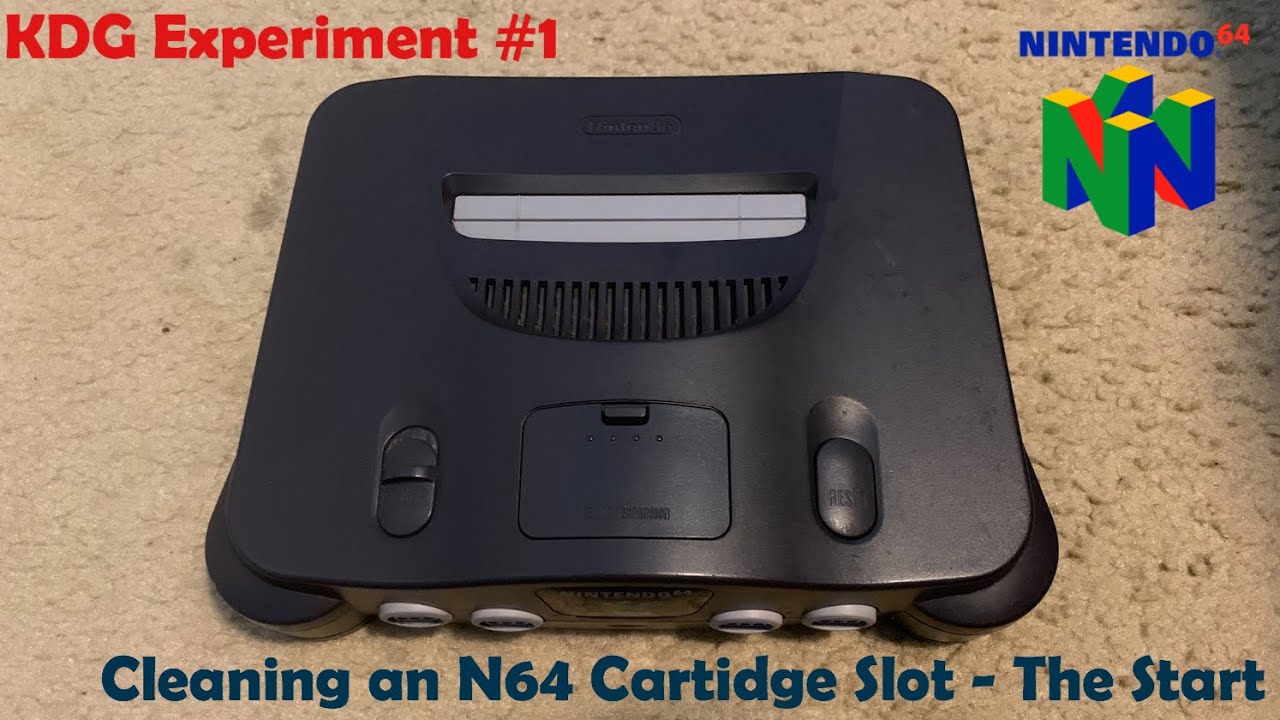 FIRSTEVER KDG EXPERIMENT Cleaning an N64 Cartridge Slot The Start YouTube
