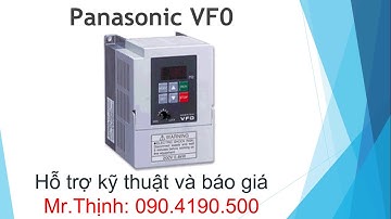 Biến tần Panasonic VF0 mua bán sửa chữa hướng dẫn cài đặt