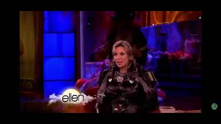 Jane Lynch Got Scared  On Ellen Show