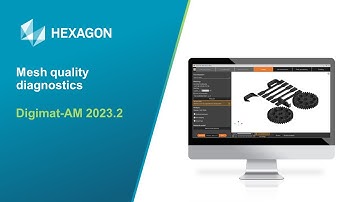 Mesh quality diagnostics in Digimat-AM