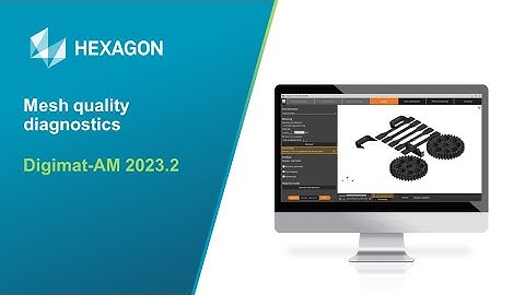 Mesh quality diagnostics in Digimat-AM