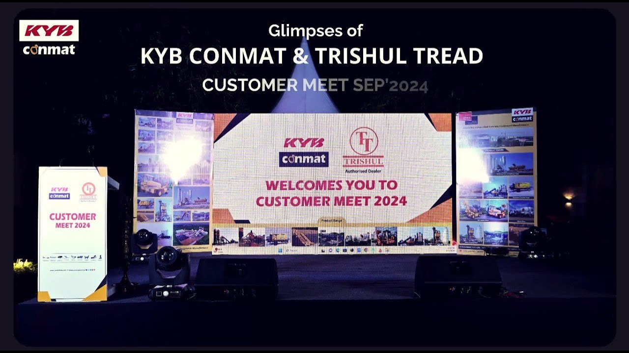 Celebrating Success: KYB Conmat Customer Meet & CSLM 4300 Launch!