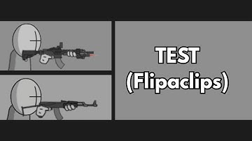 Madness combat gun test animation with FlipaClip
