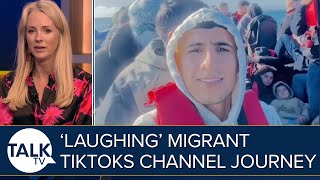 TikTok Video Exposes Flaws in Asylum Process As Laughing Migrant Documents Channel Crossing