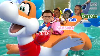 Team Work, Dream Work: Keitaro Plays Mario 3D World with Nairo, Samsora and Void