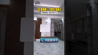Posh Location मे 3 Bhk Flat | 105 Sq Yards | Dwarka Sector 15 | Near by All Facilities #yt