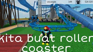 aku buat roller coaster sendiri di roblox screenshot 5