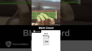 How To Play The Bb/A Chord On Guitar - Guvna Guitars