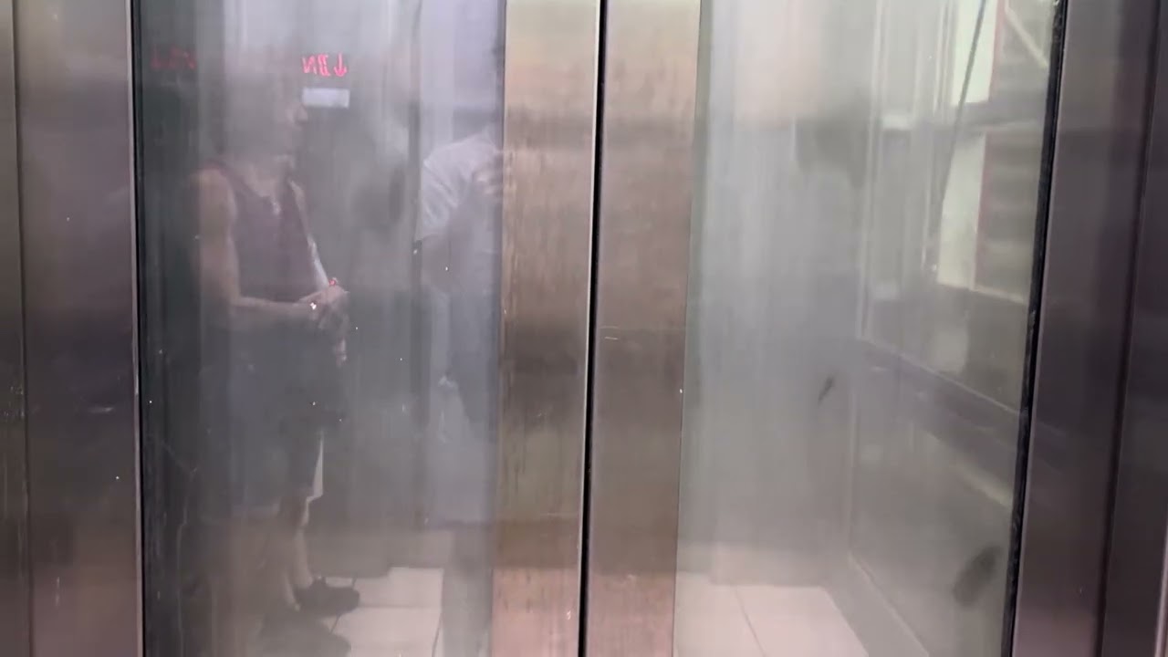 Glass Montgomery Kone hydraulic west entrance elevator @ Cityplace/Uptown Station - Dallas, TX