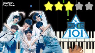 [PRODUCE X 101] Crayon Pastel (크레파스) - Pretty Girl (이뻐 이뻐) 《Piano Tutorial》 ★★★☆☆ [Sheet]