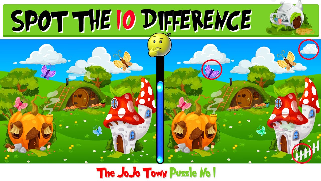 Test Yourself - Can You Spot the 10 Differences in Just 30 Seconds ...