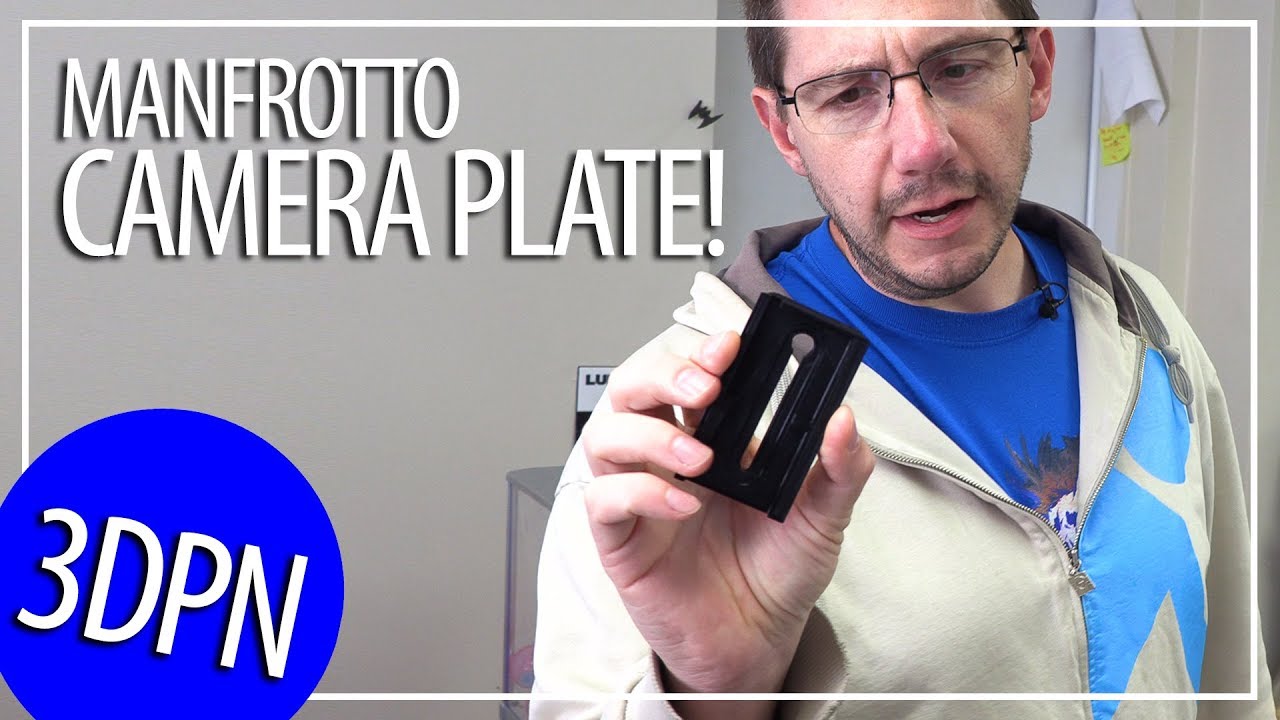 3D Printing a Manfrotto 501PL Quick Release Camera Plate