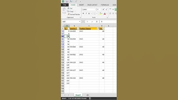 How to Insert a Row Next to a Particular Name in Excel #Shorts #Excel #tipsandtricks #ytshorts