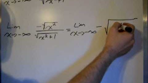 Calculus infinite limit with radical expression method 1